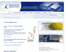 Tablet Screenshot of kontinent-movers.de
